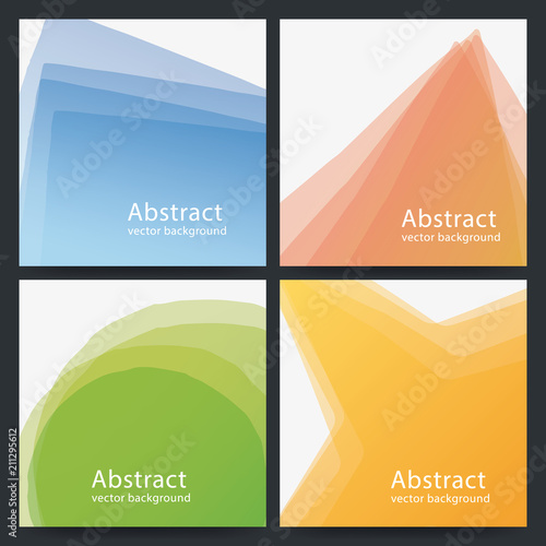 Vector abstract template. photo