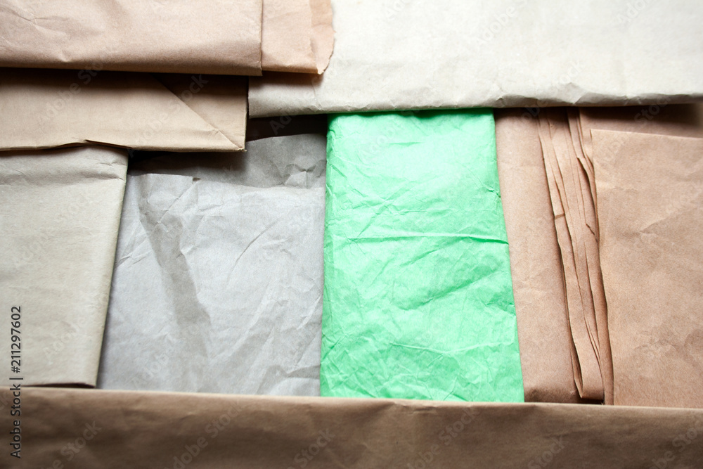 Obraz premium Packing paper collection abstract background
