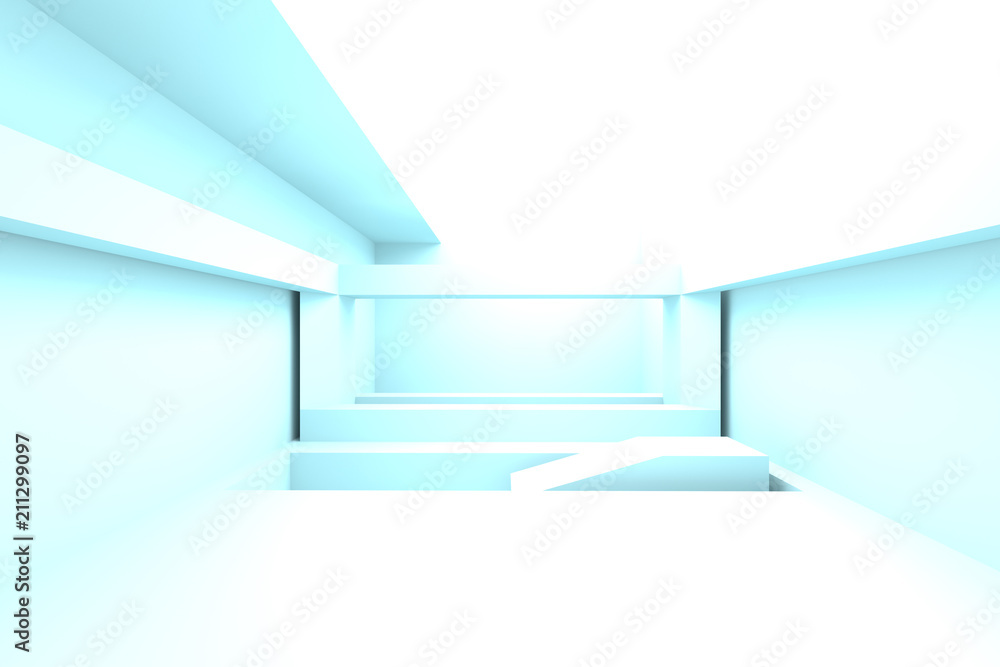 Fototapeta premium Futuristic Architecture Design