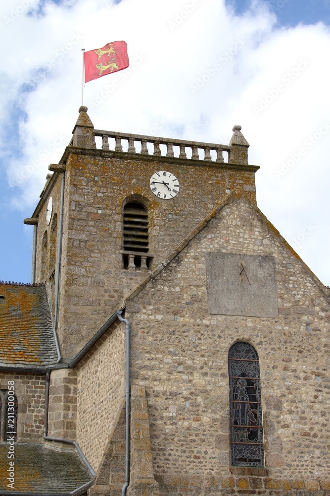 Eglise de Barfleur en Normandie dans le Cotentin