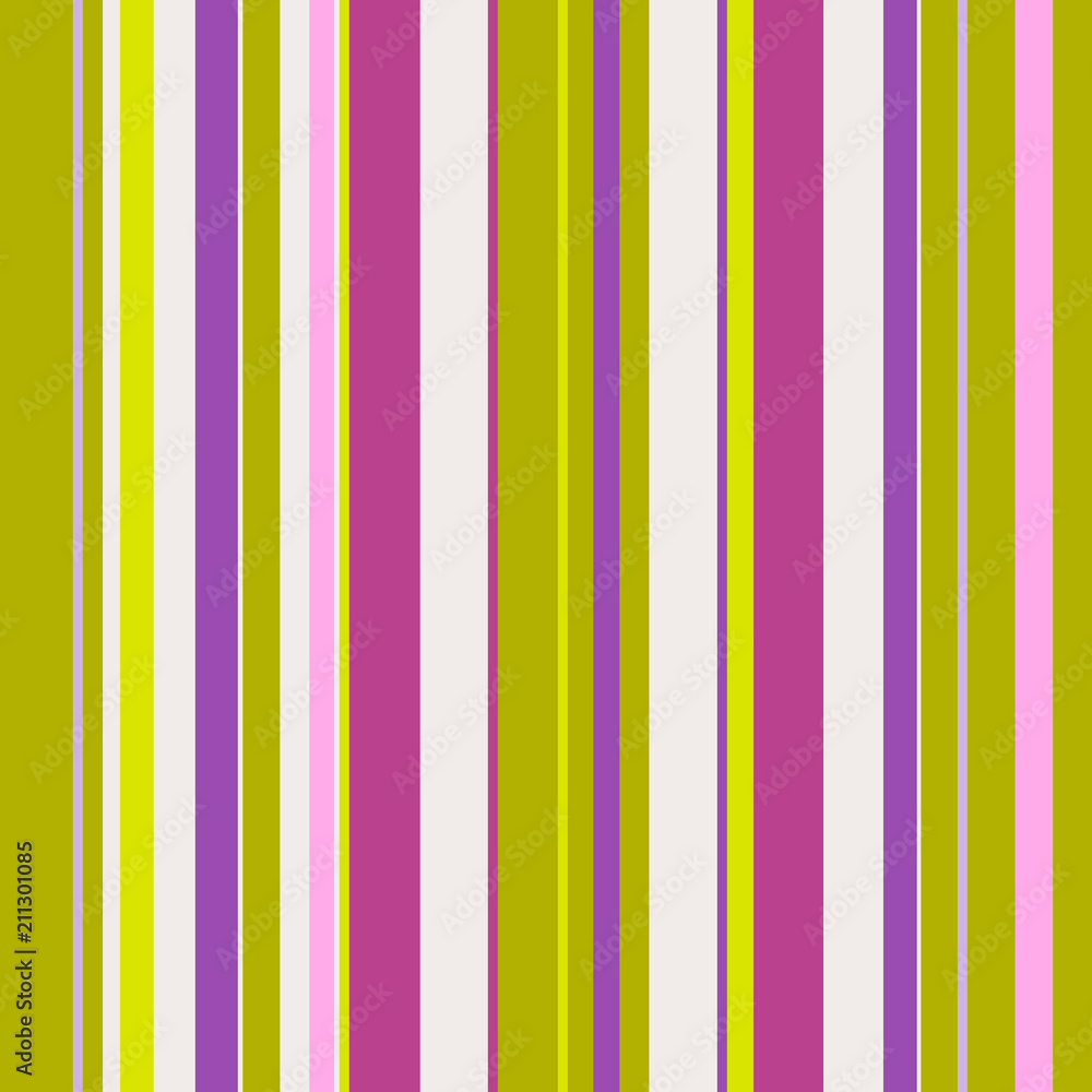Obraz premium Retro Bright Colorful seamless stripes pattern