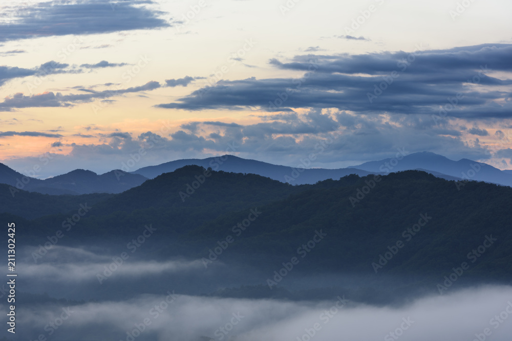 Dawn Over Appalachian Mountains - Great Smoky Mountains National Park