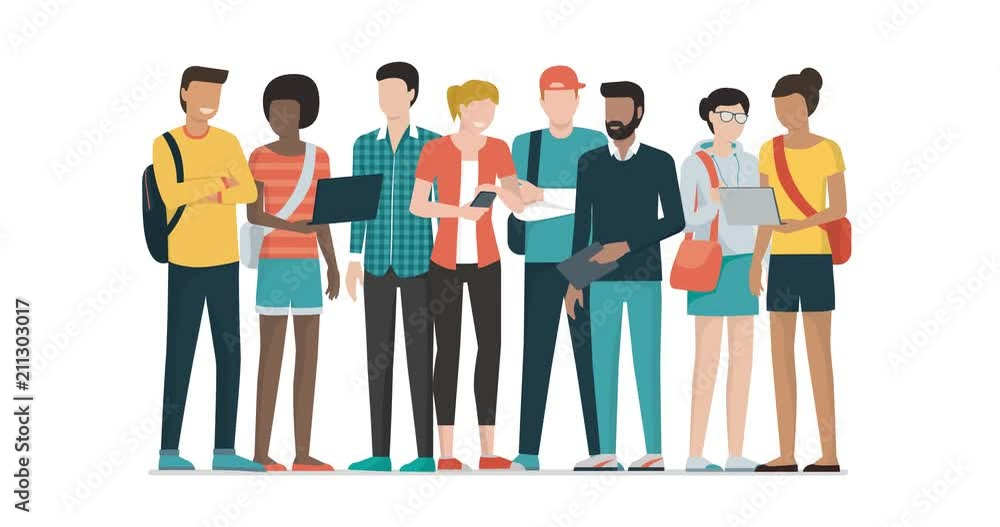 Group of students Group of students