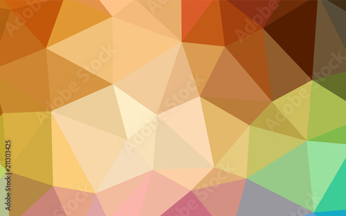 Light Multicolor vector shining triangular layout.