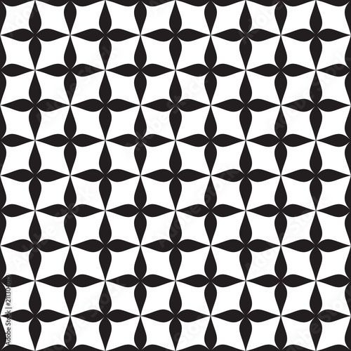Vector seamless pattern, retro stylish texture, repeating geometric texture of crucial form