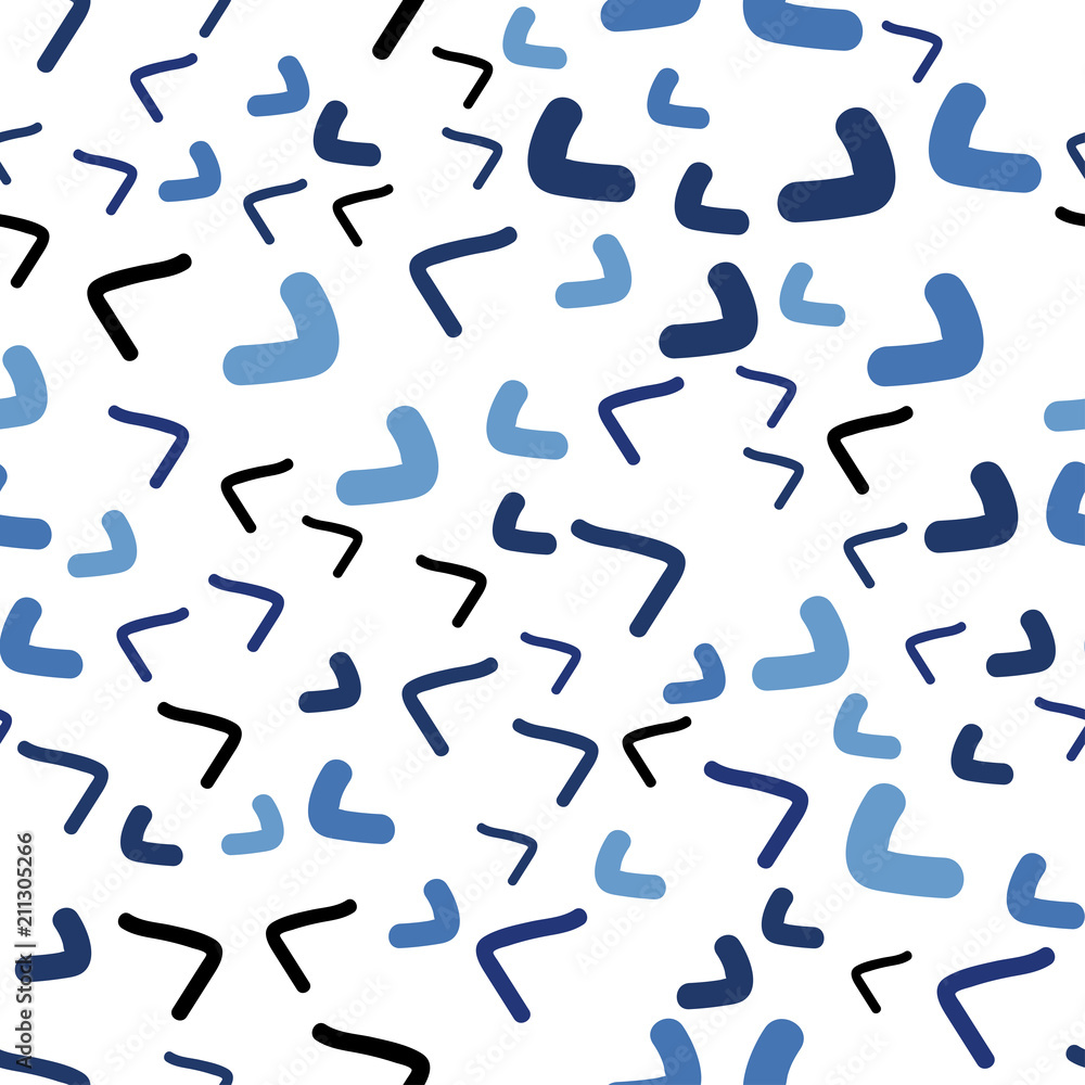 Light BLUE vector seamless pattern with curved circles. Light BLUE vector seamless pattern with curved circles.