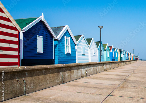 Colourful Beach Huts
