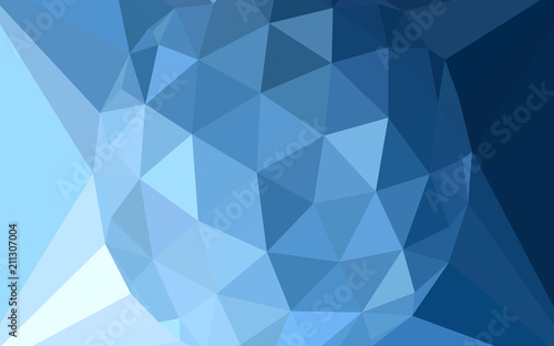 Light BLUE vector abstract mosaic pattern with a diamond.