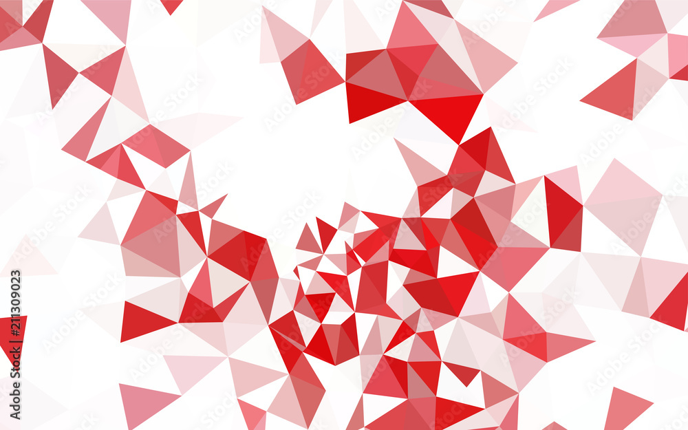 Obraz premium Dark BLUE vector low poly texture.