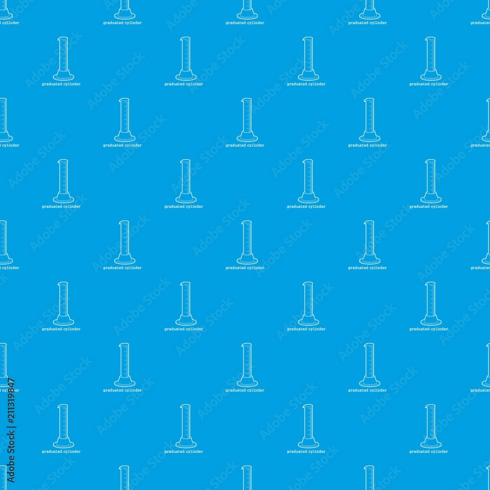 Graduated cylinder pattern vector seamless blue repeat for any use Graduated cylinder pattern vector seamless blue repeat for any use