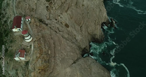 Aerial shot of Point Reyes, california photo