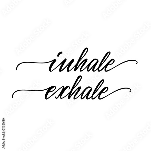 Lettering poster for bedroom. Vector illustration.