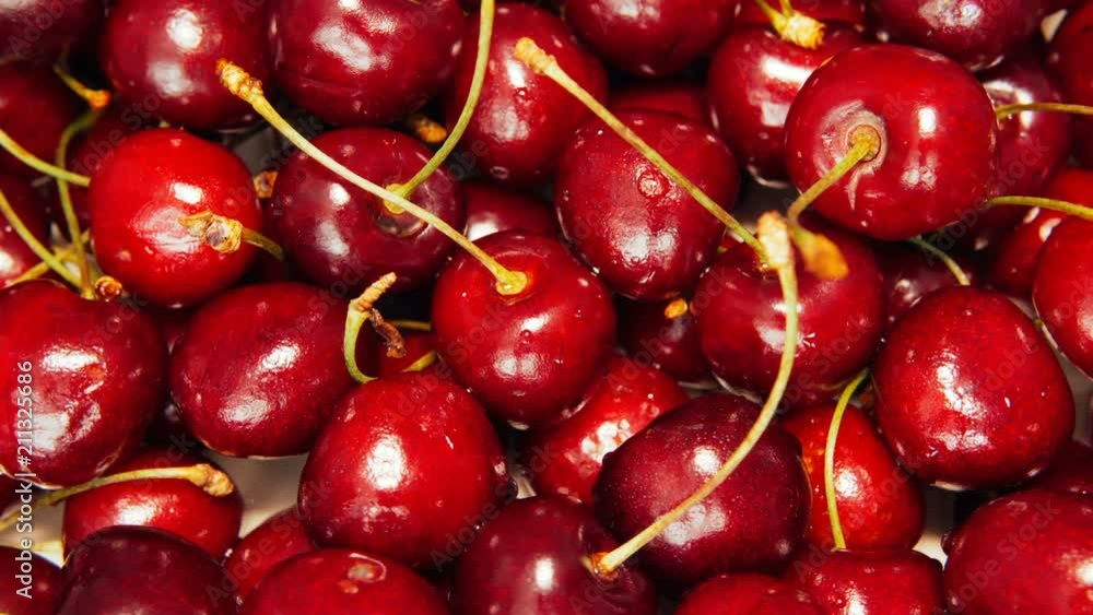 Fresh ripe Cherry close-up Fresh ripe Cherry close-up