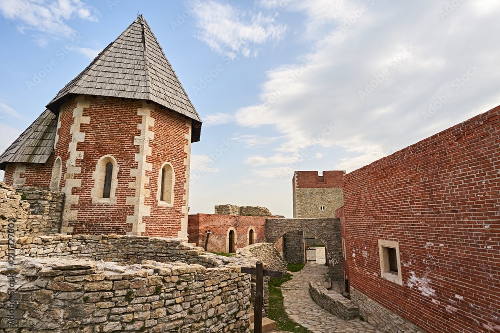 Castle Medvedgrad in city Zagreb
