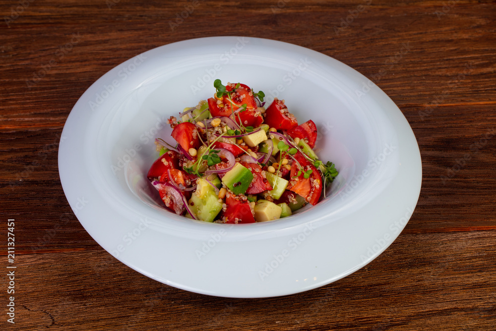 Salad with Kinoa and vegetables Salad with Kinoa and vegetables