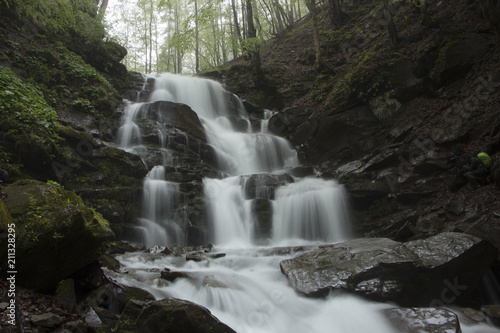 Fototapeta Naklejka Na Ścianę i Meble -  Shipot Shipit - one of the most beautiful and the most full-flowing waterfalls