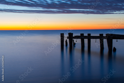 Fototapeta Naklejka Na Ścianę i Meble -  Pier at Dawn