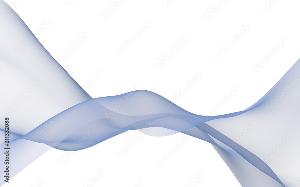 Abstract light blue wave. Bright light blue ribbon on white background. Blue scarf. Abstract light blue smoke. Raster air background. 3D illustration Abstract light blue wave. Bright light blue ribbon on white background. Blue scarf. Abstract light blue smoke. Raster air background. 3D illustration