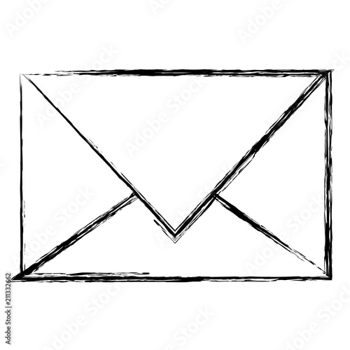 grunge e-mail message letter text style