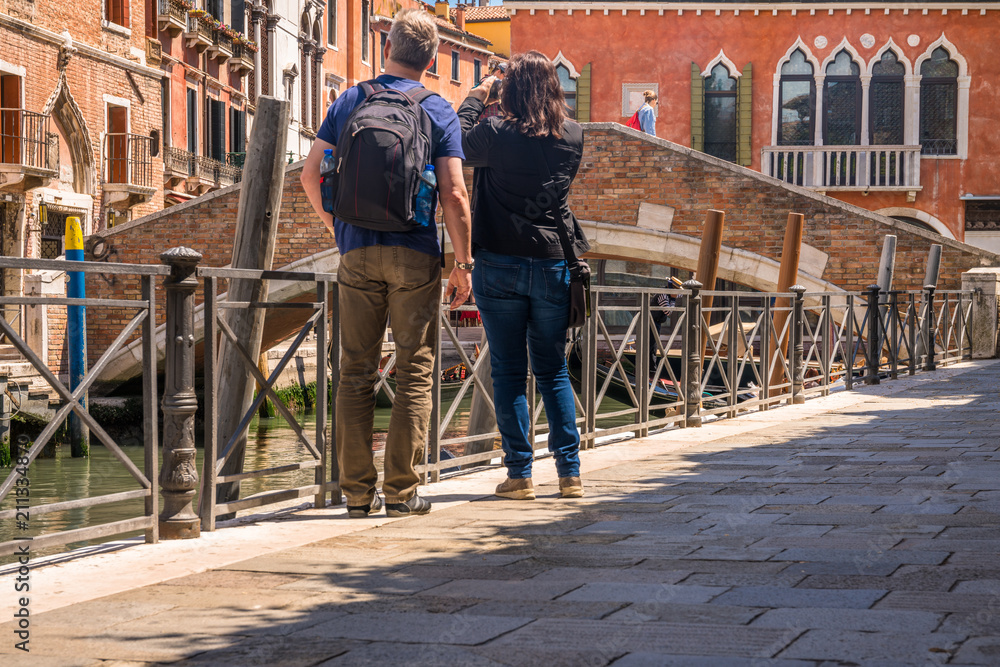 Tourists in Venice, Italy Tourists in Venice, Italy