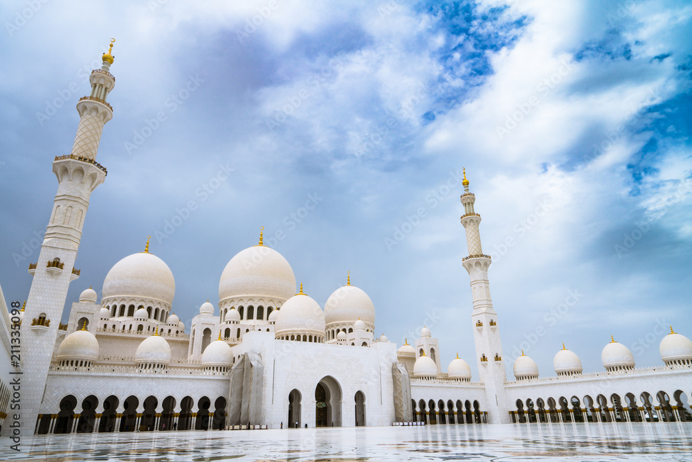 Fototapeta premium Sheikh Zayed Mosque, Grand Mosque, Abu Dhabi