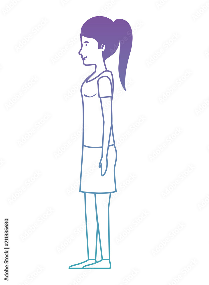beautiful and young woman character vector illustration design beautiful and young woman character vector illustration design