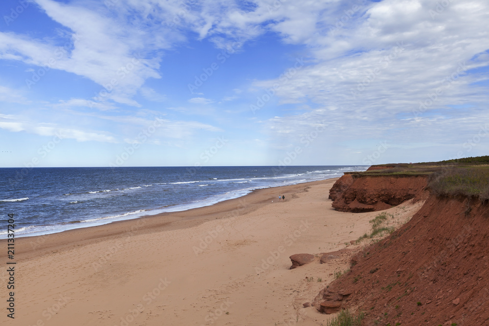 Thunder Cove rocks at Prince Edward Island Canada Thunder Cove rocks at Prince Edward Island Canada