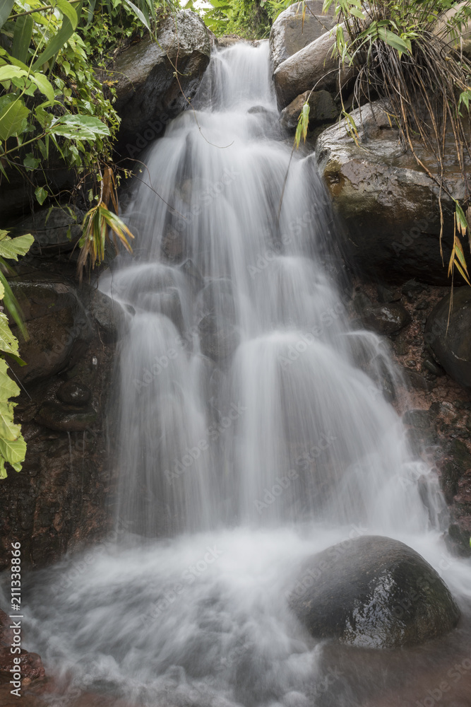 Nature waterfall after rain Nature waterfall after rain