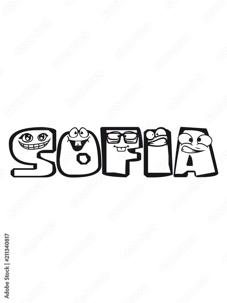 sofia weiblich vorname mädchen schwanger baby kind nachwuchs geburt buchstabe name schreiben cartoon comic gesicht lustig lebendig logo cool ABC sofia weiblich vorname mädchen schwanger baby kind nachwuchs geburt buchstabe name schreiben cartoon comic gesicht lustig lebendig logo cool ABC