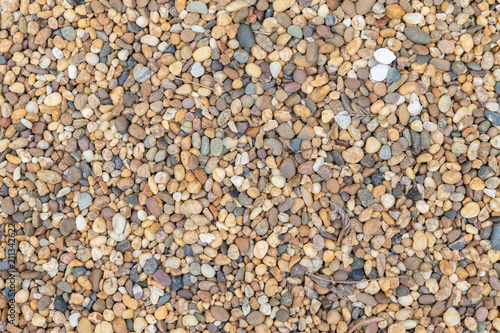 Small stones and gravel texture background.