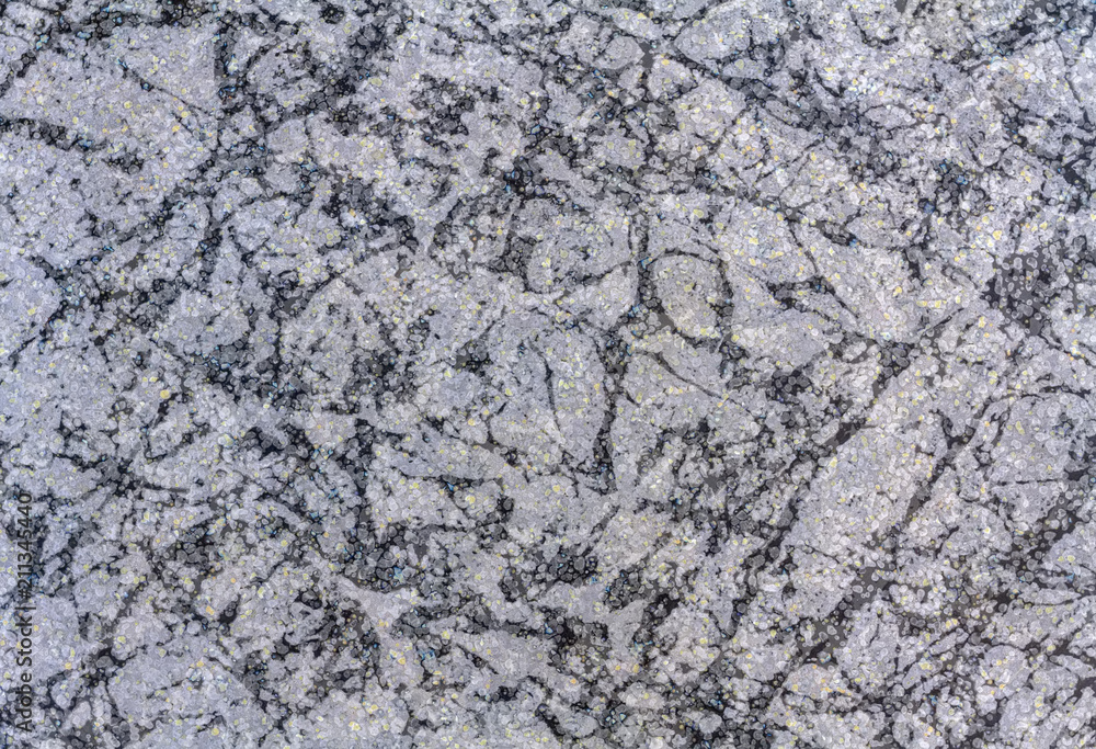 Close up black marble stone wall patterned use for texture background