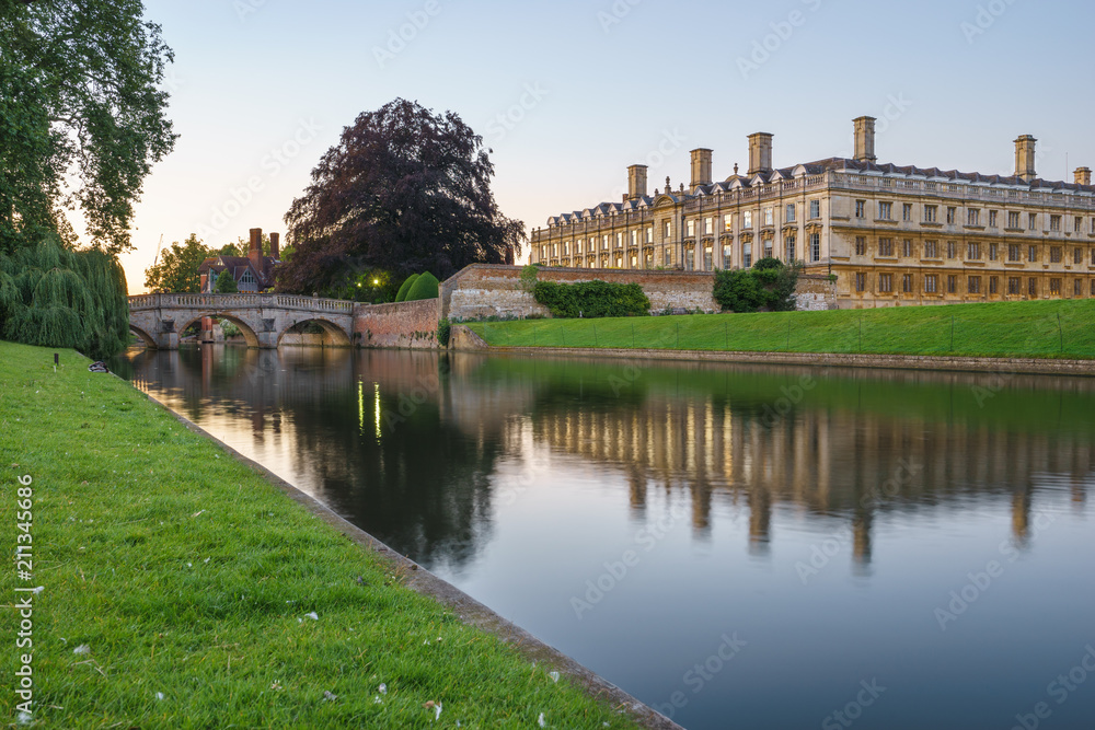 River cam at Cambridge city in England 