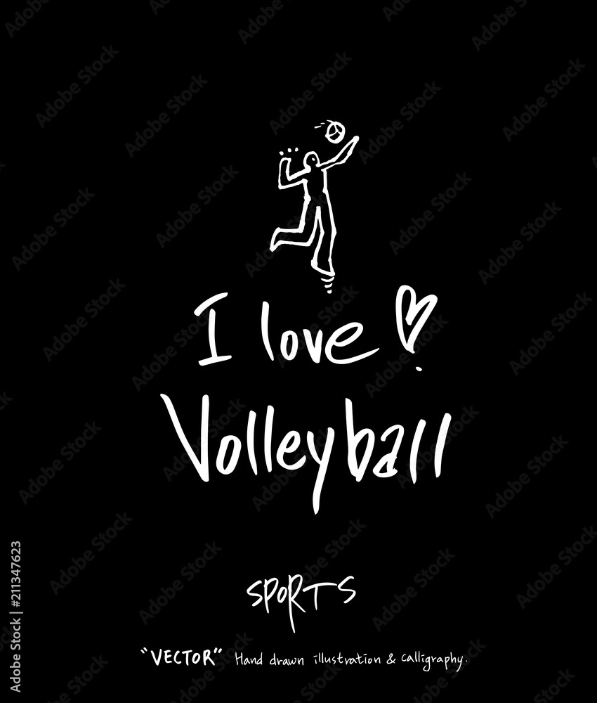 스포츠 포스터 / 손으로 그린 스포츠 그림