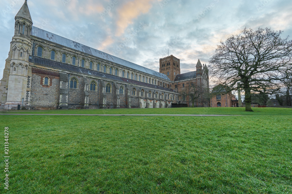 Cathedral and Abbey Church of Saint Alban in St.Albans, UK