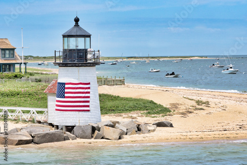 Brant Point Lighthouse on the Island of Nantucket