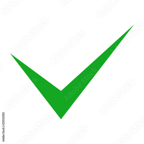 Free Download Green check mark icon. Vector. - GFXLoad