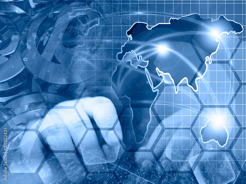 Obraz premium Computer background