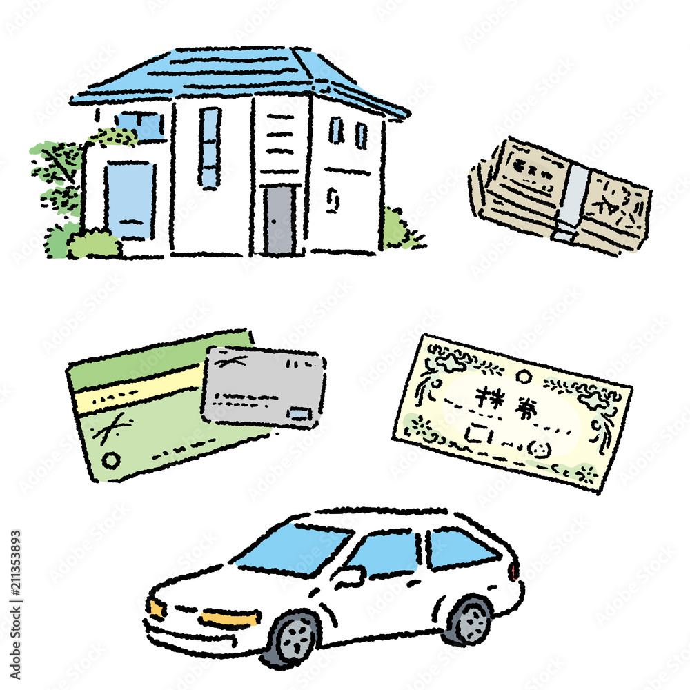 資産 相続 遺産 イラスト ベクター Stock Vector Adobe Stock