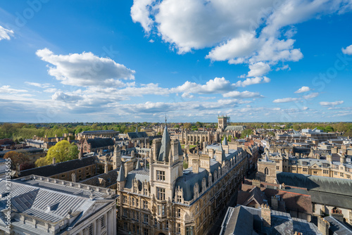 Aerial panorama of Cambridge, UK © Pawel Pajor