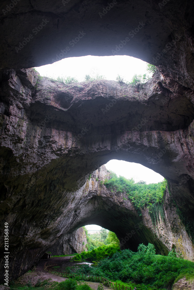 Devetashka cave in Bulgaria, near Lovech. Natural attractions Bulgaria
