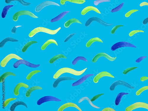 abstract blue and green water background