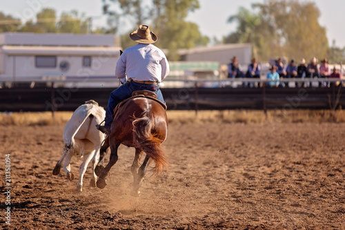 Fotografie Camp Draft Event , Rounding Up Cattle - Unique To Australia