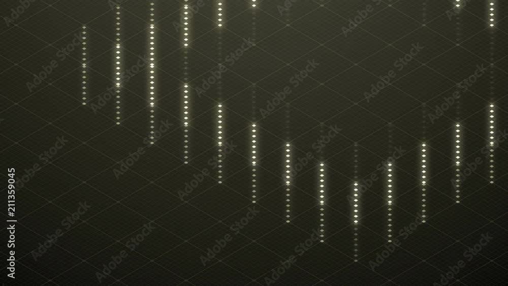 Abstract 3D isometric virtual ripple diamond square overlay layer ...