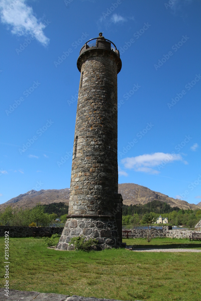 Das Monument in Glenfinnan-Schottland