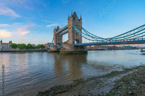 Tower Bridge before sunrise