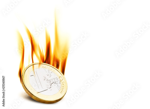 Brennender Euro