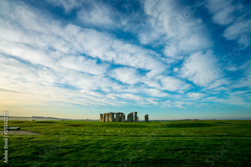 Stonehenge with clouds   England