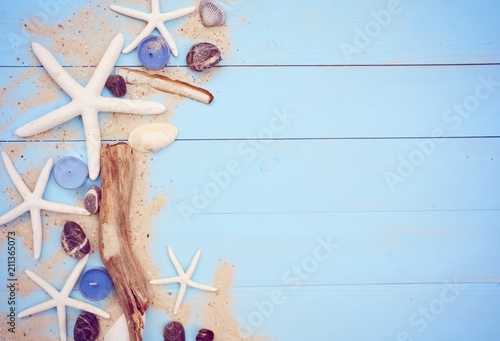 Maritimer Hintergrund -  Gr...