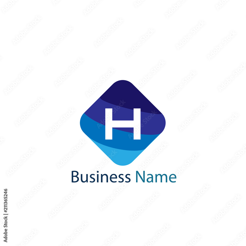 Obraz premium Letter H Logo Template Design
