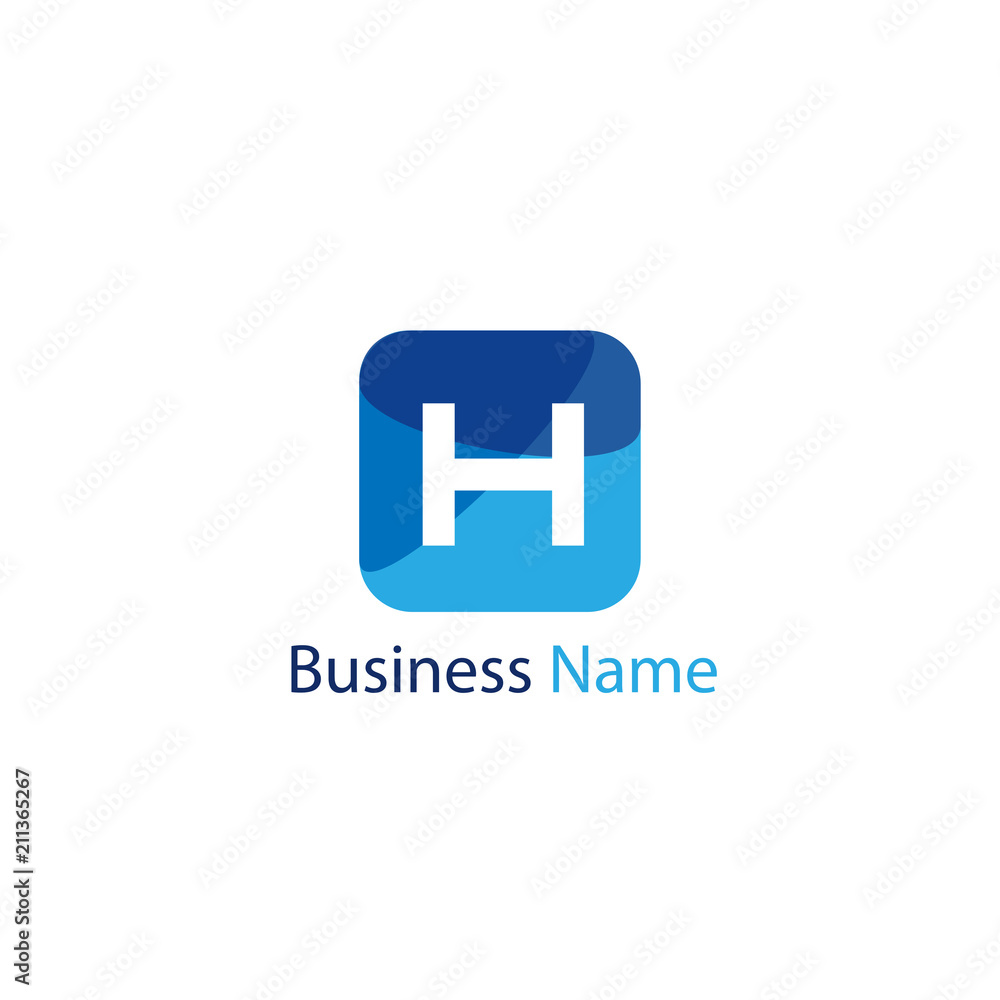 Letter H Logo Template Design